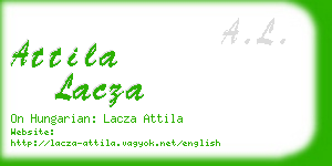 attila lacza business card